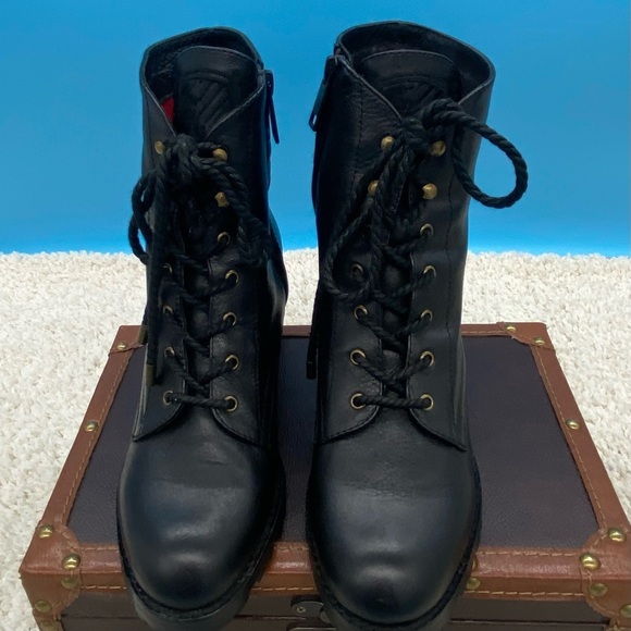 Joie Soft Pebbled Leather Ankle Boots Size 37.5/7 - Picture 1 of 9